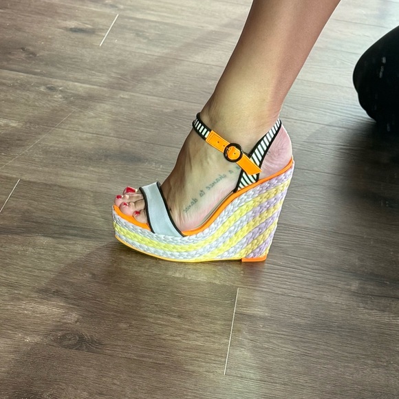 New Sophia Webster Platforms Wedges Sandals - Picture 12 of 12